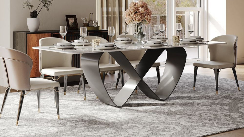 Amara Table (Glossy White)