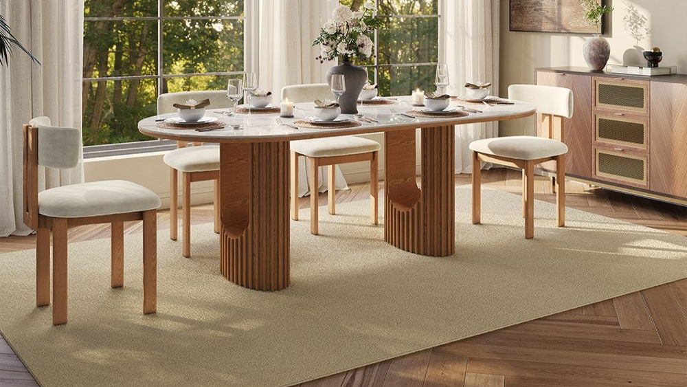 Silvo 79" Table (Glossy White)