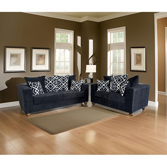 S305 Graphite Sofa and Loveseat
