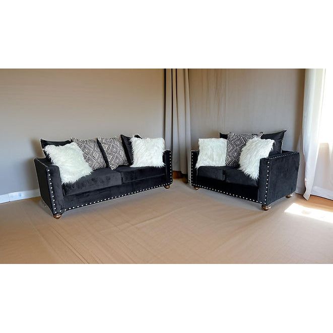S315 Black Sofa & Loveseat