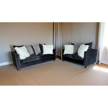 S315 Black Sofa & Loveseat