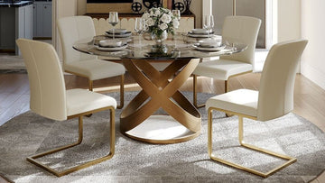 Sami 51" Modern Glass Table