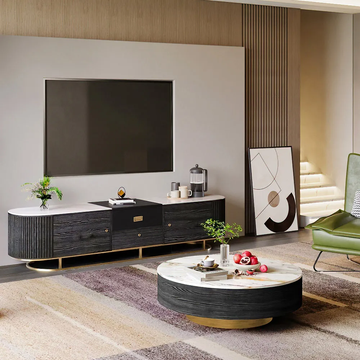 83" Sheri Black TV Stand