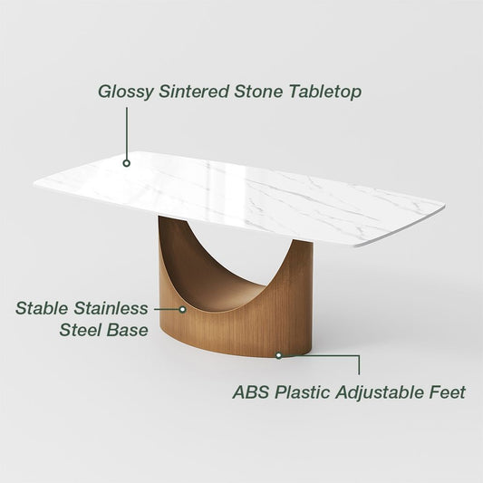 Lexi Table (Glossy White)