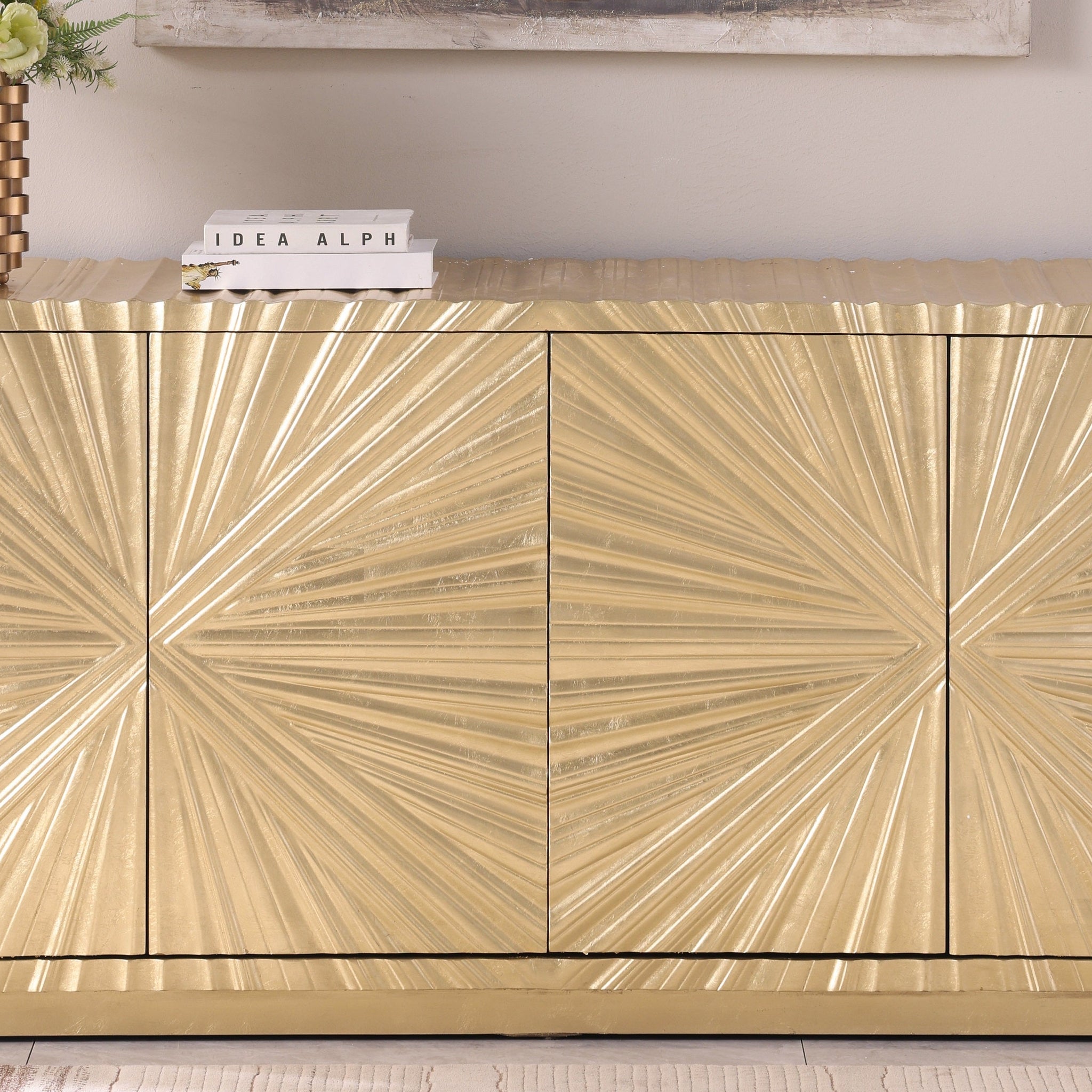 A-C09 Helios Gold Leaf Console