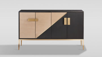 Divolia Sideboard (Grey and Black)
