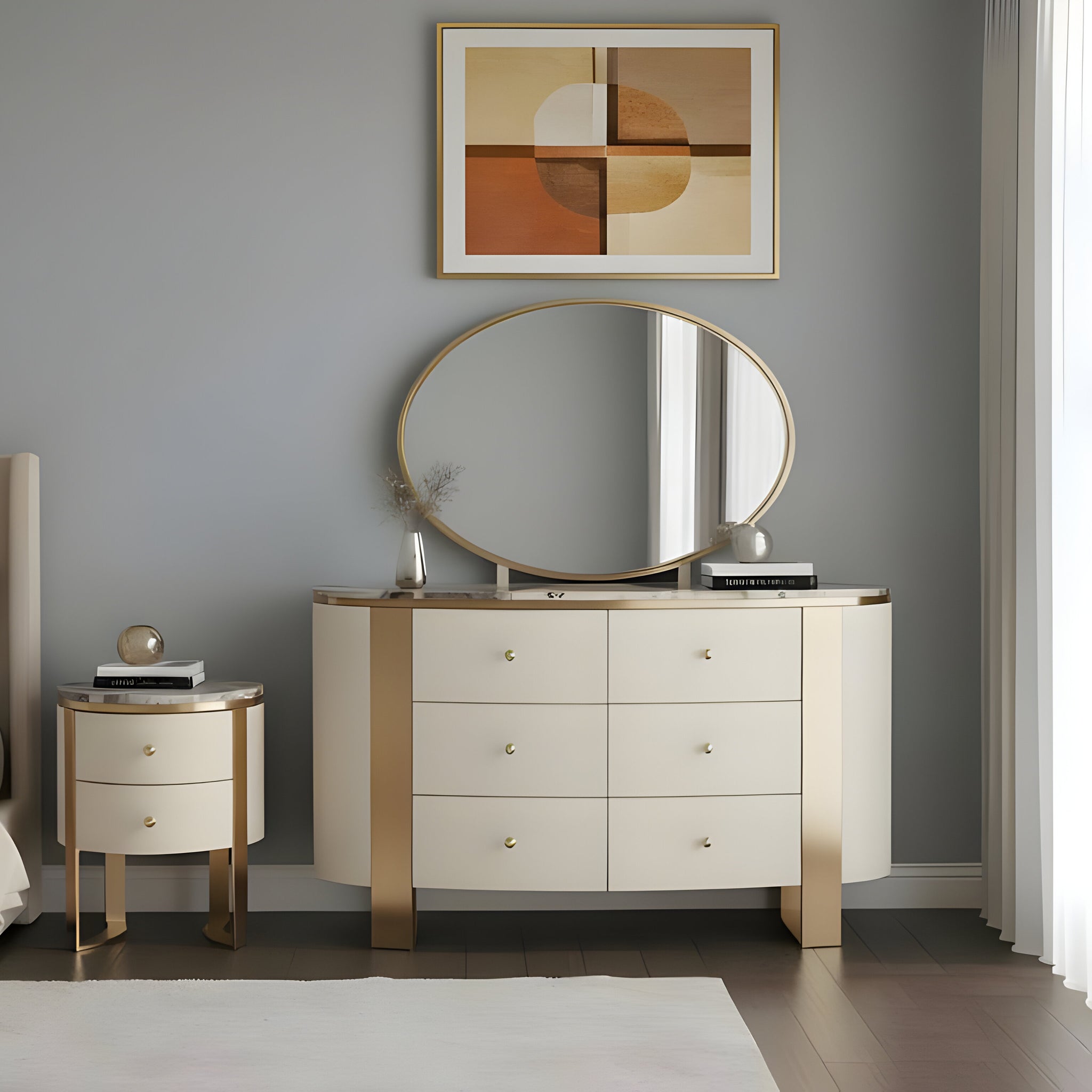 Cornina Dresser and Mirror