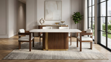 D1580 Valente (White/Walnut)