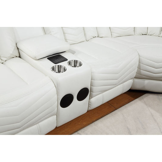 S2021 Lucky Charm Sectional (White)