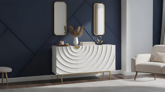 Onda Sideboard (Cream White)