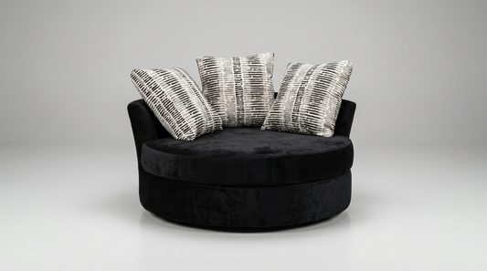 S1025 Swivel Chair (Black)