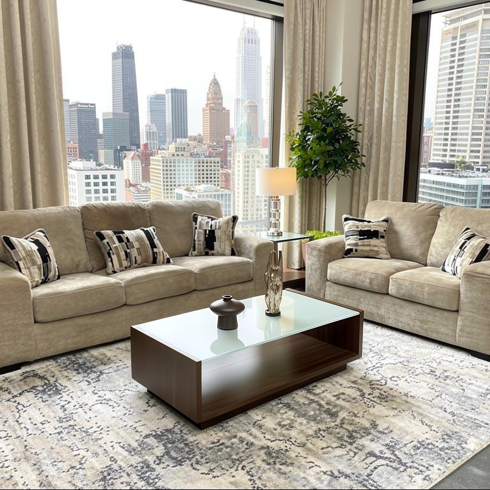 S319 Sofa and Loveseat (Coco)