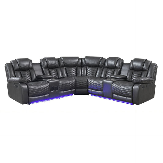S2021 Lucky Charm Sectional (Grey)
