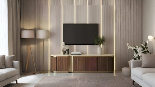 Valente TV Console (Walnut)