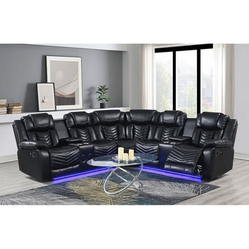 S2021 Lucky Charm Sectional(Black)