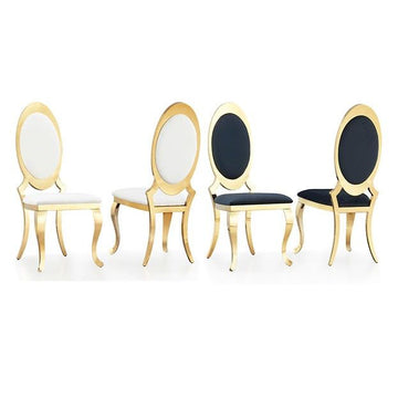 D832 Oval (WH/GD & BK/GD)
