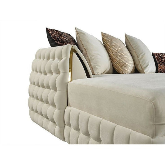 Sicilya Sectional (Off White)