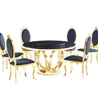 D615 Maxi Table (Black/Gold)