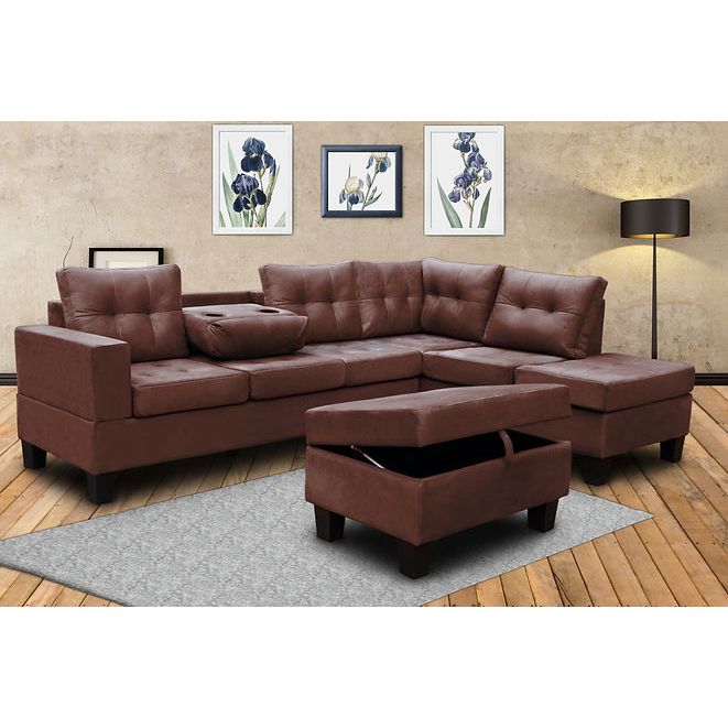 S878 Allen Parkway (Brown Microfiber)