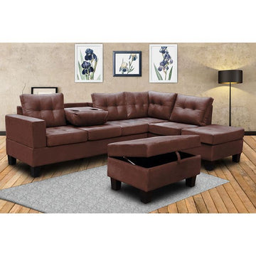 S878 Allen Parkway (Brown Microfiber)
