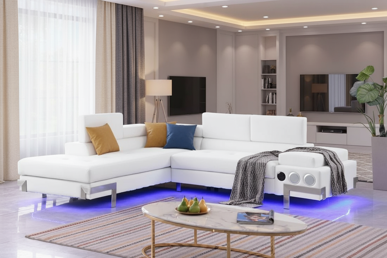 S1047 Magic White (LED & Speaker)